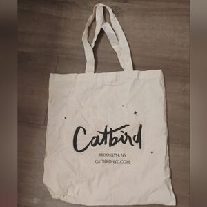 Catbird Logo Graphic Tote Bag One Size